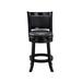 "26"" Augusta Swvl Stool (Black) - Boraam Industries 45824"