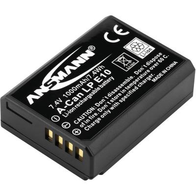 Ansmann - Li-Ion Akku A-Can lp E10 7,4V Typ 1000 mAh, Leistungsstarke Akkubatterie