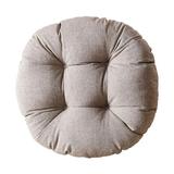 Keimprove Round Chair Cushions 18.9x18.9 Inch Indoor/Outdoor Floor Pillows Cushions Circle Futon Cushion Tatami Seat Pad Soft Thick Cotton Chair Pads for Patio Living Room Sofa Balcony