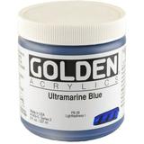 Golden Heavy Body Artist Acrylics - Ultramarine Blue 8 oz Jar