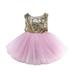 Afunbaby Girls Princess Dress Sequin Tulle Birthday Party Wedding Bridesmaid Girl Tutu Gown Dresses
