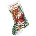 Dimensions Gold Collection Counted Cross Stitch Kit 16 Long-Welcome Santa Stocking (14 Count)