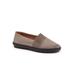 Women's Ruby Casual Flat by Trotters in Grey (Size 6 M)