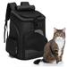 Critter Sitters Airline Carry-On Approved Pet Carrier Polyester in Black | 16 H x 13 W x 10 D in | Wayfair CSPETBPCK-BLK1