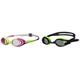 ARENA Spider Junior Anti-Fog Schwimmbrille für Kinder, Schwimmbrille mit UV-Schutz, Selbstjustierender Nasensteg, Hypoellergene Silikon Dichtungen & Zoom X-Fit Anti-Fog Schwimmbrille für Erwachsene