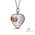DDrawelry Personalized Photo Urn Necklace for Ashes Custom Picture Heart Locket Pendant Angel Wing Dog Tag Necklace Memorial Jewellery Gift for Women Men (Always)