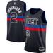 Unisex Jordan Brand Cade Cunningham Black Detroit Pistons Swingman Jersey - Statement Edition
