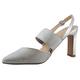 Lotus Silver & Diamante Joie Slingback Court Shoes 7 UK