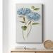 Red Barrel Studio® Petite Blue Hydrangea II Petite Blue Hydrangea II by - Painting on Canvas, in Blue/Green | 48 H x 32 W x 1 D in | Wayfair