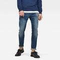 Slim-fit-Jeans G-STAR RAW "3301 Slim" Gr. 34, Länge 30, blau (worker blue faded) Herren Jeans Slim Fit