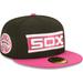 Men's New Era Black/Pink Chicago White Sox Comiskey Park 75th Anniversary Passion 59FIFTY Fitted Hat
