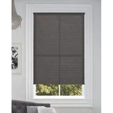 BlindsAvenue Cordless Light Filtering Cellular Honeycomb Shade 9/16 Single Cell Anthracite Size: 33.5 W x 48 H