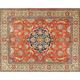 Ahgly Company Indoor Rectangle Traditional Red Persian Area Rugs 4 x 6