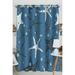 ABPHQTO Sea Stars Grommet Blackout Curtain Room Darkening Curtains 52x84 inch (One Piece)