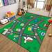 Childrenâ€™s Educational Rug Kids Road Traffic Area Rugs Kids Playmat Rug Carpet City Traffic Life Playmat for Kids Room Playroom Bedroom 31.5 *62.99