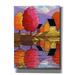 Epic Graffiti Purple Mountains Colorful Trees & Cottages by Cathy Horvath-Buchanan Canvas Wall Art 40 x54