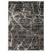 Chaudhary Living 8 x 10 Off White and Gray Abstract Rectangular Area Throw Rug