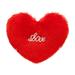 Heart-shaped Pillow Plush Decorative Throw Pillow Sleeping Cushion for Valentine s Day Birthday and Christmas Gifts 40x27cm (Red