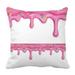 ABPHQTO Doughnut Glaze Pillow Case Pillow Cover Pillow Protector Two Sides For Couch Bed 18x18 Inch