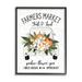 Stupell Industries Farmers Market Orange Blossom Truckload Rustic Sign Graphic Art Black Framed Art Print Wall Art Design by Lettered and Lined