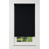 Linen Avenue Cordless 1% Solar Screen Standard Roller Shade Black 54 W x 78 H