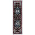 SAFAVIEH Vintage Hamadan Leone Oriental Runner Rug Turquoise/Black 2 3 x 8