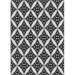 Ahgly Company Indoor Rectangle Patterned Light Gray Novelty Area Rugs 7 x 10