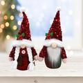 Wisremt 2PCS Christmas Faceless Gnome Santa Doll Xmas Tree Hanging Ornament Decoration For Home Pendant Gifts Gifts for Family