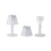 Portable Crystal Diamond Table Lamp 3 Color Touch Control Rechargeable Lamp Acrylic Modern Style Crystal Bedside Lamp Wireless Night Light 3-Levels Brightness Room Decor Desk Lamp