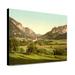 Canvas Print: Grossgmein (I.E. Gross-Gmain) Near The Baths Of Reichenhall