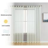 Lucento Sheer Tab Top Curtain Panels