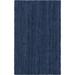 Unique Loom Dhaka Braided Jute Rug Navy Blue 3 3 x 5 3 Rectangle Hand Made Solid Coastal Perfect For Living Room Bed Room Dining Room Office