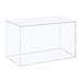 Acrylic Display Case Plastic Box Cube Storage Box Clear Assemble Showcase 41x21x26cm for Collectibles