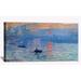 Claude Monet Canvas Wall Art Monet Impression Of Sunrise Framed Painting For Bedroom Livingroom Office