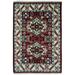 4x6 Hand Knotted traditional Kazak Rust and Ivory Traditional Tribal Armenian Rug | KZA10