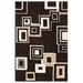 SAFAVIEH Soho Samia Geometric Wool Area Rug Brown/Beige 3 6 x 5 6