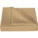 1100 Thread Count 3 Piece Flat Sheet ( 1 Flat Sheet + 2- Pillow cover ) 100% Egyptian Cotton Color Taupe Solid Size Full