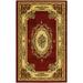 SAFAVIEH Lyndhurst Katherine Traditional Bordered Area Rug Red/Ivory 5 3 x 5 3 Round