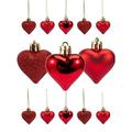VerPetridure Love Pendant 36Pcs Valentine S Day Decorations Heart-Shaped Jewelry Romantic Valentine S Day Gift Red 36Pcs Valentine Decorations Heart Ornaments Romantic Valentine s Day Gifts