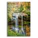 Epic Art Smoky Mountains Autumn Waterfall 2 by Grace Fine Arts Photography Acrylic Glass Wall Art 16 x24