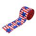 iOPQO Gift Wrapping Paper 1 PCS Patriotic Wired Edge Ribbon 2.5 Vintage Ribbon USA Flag Stars Striped Decorative Ribbon For Memorial Day Independence Day Veterans Day Decor Day Gnome Plush Facel