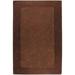 Mark&Day Wool Area Rugs 7x9 Reims Modern Dark Brown Area Rug (7 6 x 9 6 )