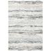 SAFAVIEH Fontana Shag Danica Striped Plush Area Rug Ivory/Grey 3 x 5