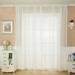 Labakihah Curtains Door Color Panel Curtain Sheer Tulle Window Scarf Solid Wh Drape Home Decor Gauze Curtain