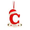 WANYNG Hangs Personalized Christmas 26 Letter Ornaments Personalized Christmas Letter Decorations LED llight C