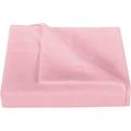 700 Thread Count 3 Piece Flat Sheet ( 1 Flat Sheet + 2- Pillow cover ) 100% Egyptian Cotton Color Pink Solid Size Twin XL