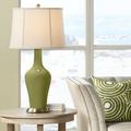 Color + Plus Color Plus Anya 32 1/4 High Rural Green Glass Table Lamp