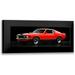 Gasoline Images 18x9 Black Modern Framed Museum Art Print Titled - Ford Mustang Mach 1