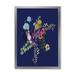 Designart Little Bird Sitting On Colourful Bouquet Of Wildflowers I Traditional Framed Art Print