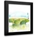 Vess June Erica 12x14 Black Modern Framed Museum Art Print Titled - Liquid Valley V